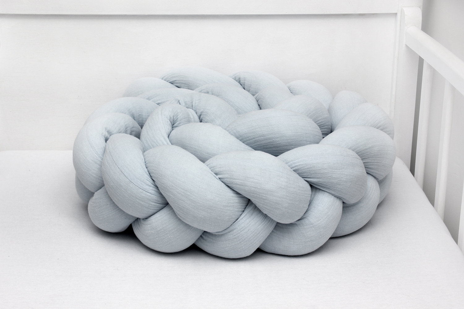 Geflochtene Premium Musselin Bettschlange