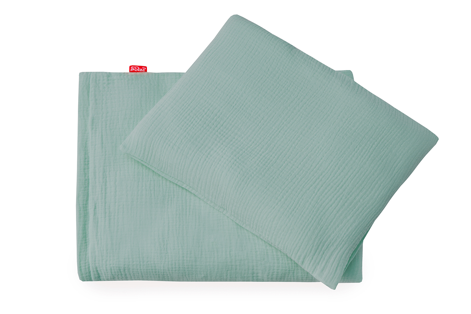Scamp Musselin Bettwäsche-Garnitur/Green