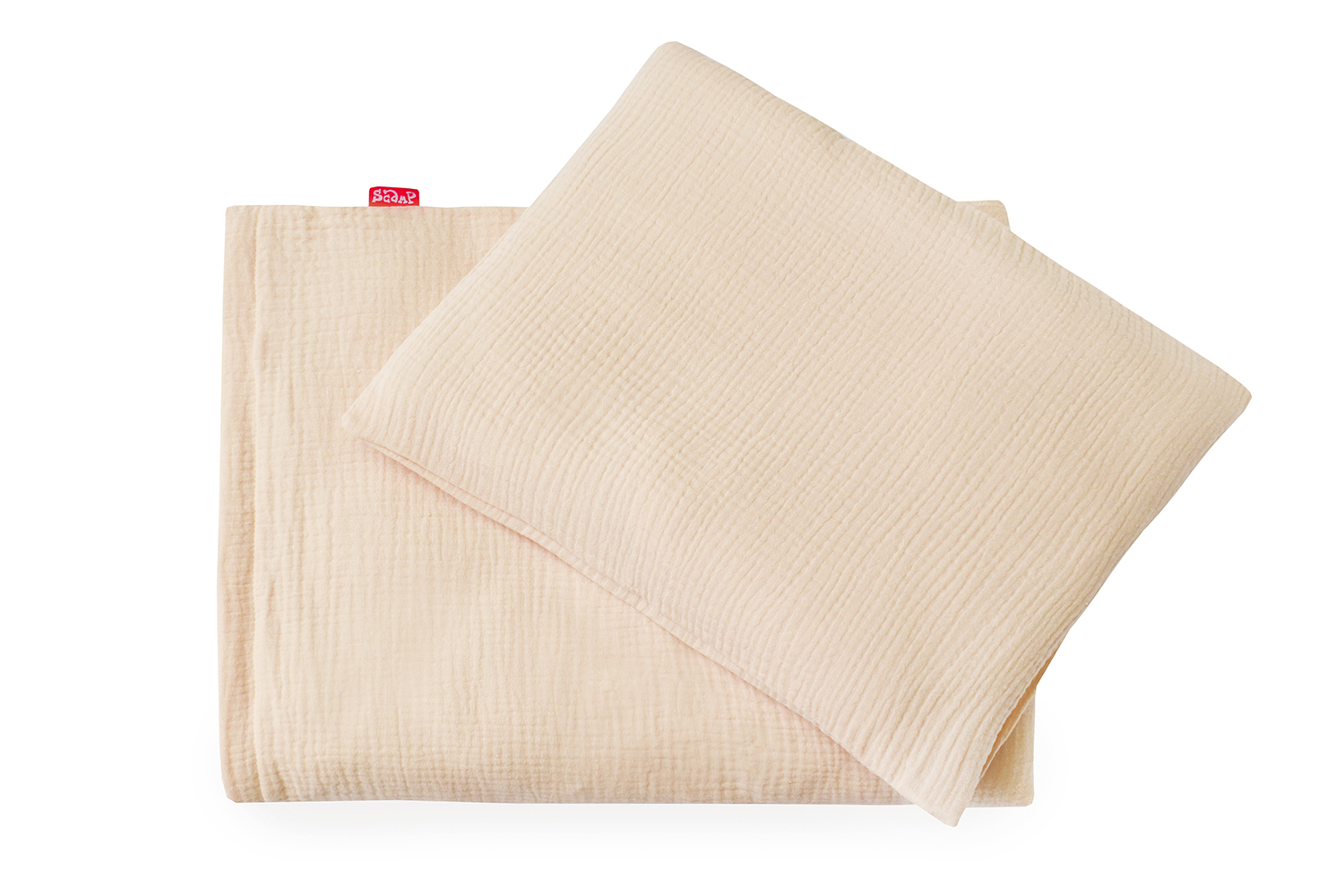 Scamp Musselin Bettwäsche-Garnitur/Beige